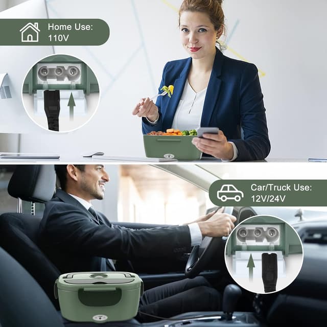 Detalle 2 de Vabaso 80W Heated Lunch Box 1.5L