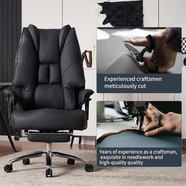 Thumbnail 6 de EXCEBET Ergonomic High‑Back Office Chair 400 lbs