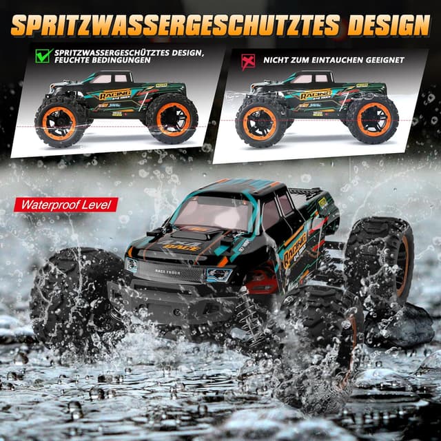 Detalle 2 de HAIBOXING Ferngesteuertes Auto 4WD 1:16 36 km/h Geländewagen