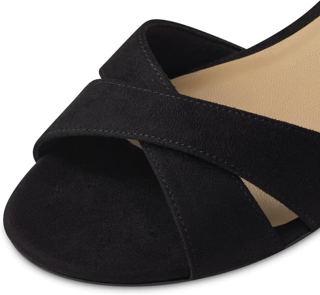 Detalle de Tamaris Sandalette Damen Vegan Elegant mit 4,5-cm-Blockabsatz und Anti-Slide-Technologie