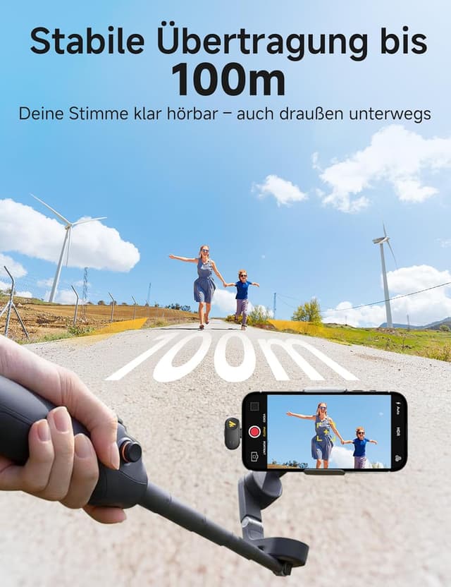 Thumbnail 6 de MAONO Wave T1 Mini kabelloses Mikrofon 30 h 🎙