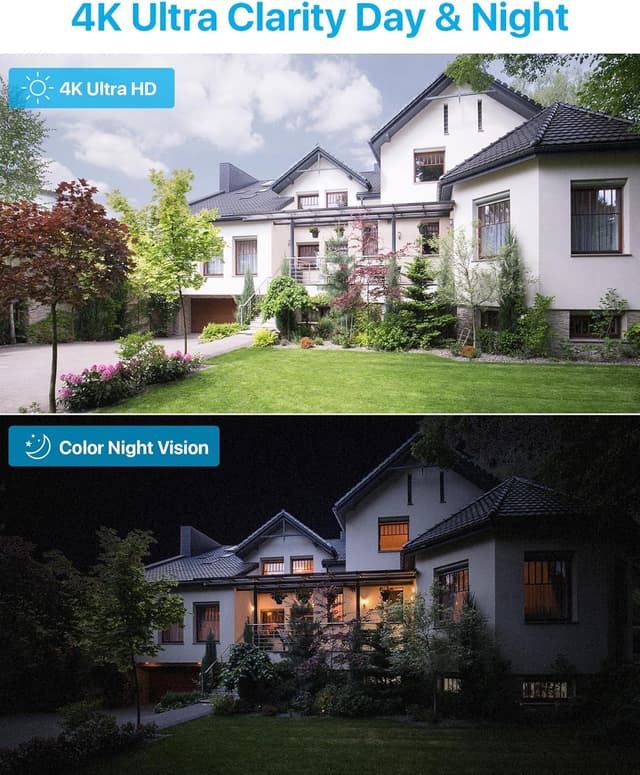 Detalle 2 de ZOSI 8CH 4K 2To PoE NVR 8MP Caméra