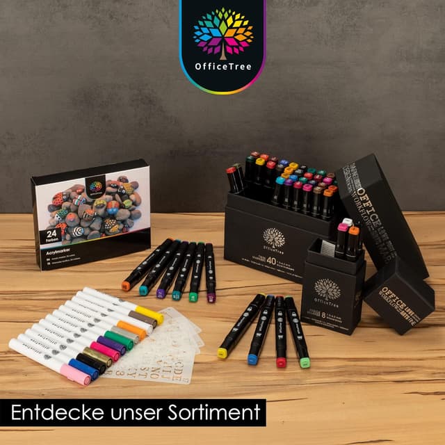 Thumbnail 6 de OfficeTree Porzellanstifte 12 Farben 2 mm 🎨