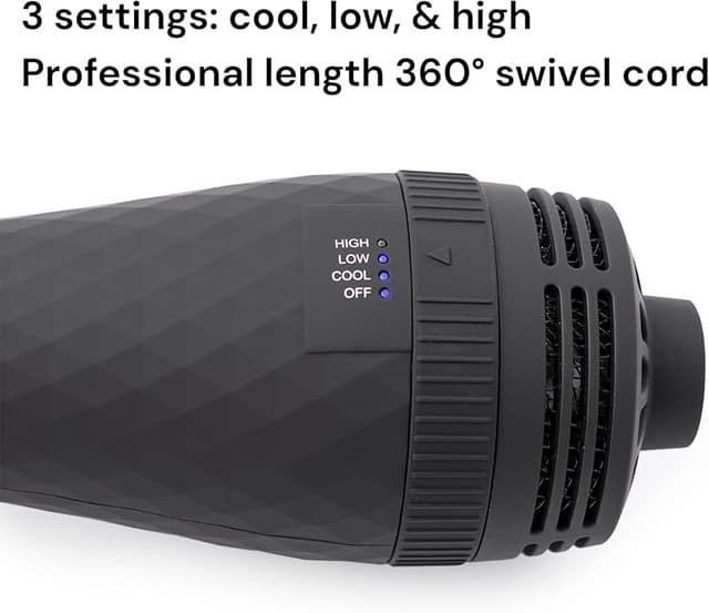 Detalle 2 de L'ANGE HAIR Le Volume 2-in-1 Titanium 60mm Hot Air Brush 🎀