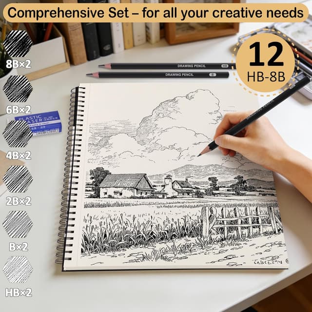 Thumbnail 4 de DazSpirit A3 Skizzenbuch für Zeichnungen