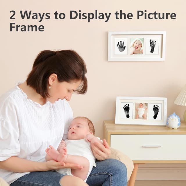 Thumbnail 5 de PewinGo Baby Handprint and Footprint Kit with 100% Clean-Touch Ink Pad 👶