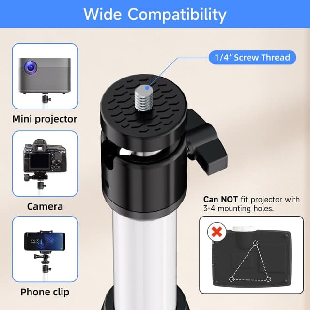 Thumbnail 4 de suptek Projektorständer 360° schwenkbar