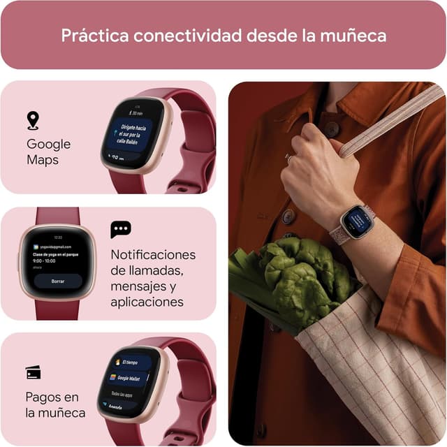Thumbnail 3 de Google Fitbit Versa 4: Smartwatch fitness con GPS y larga batería