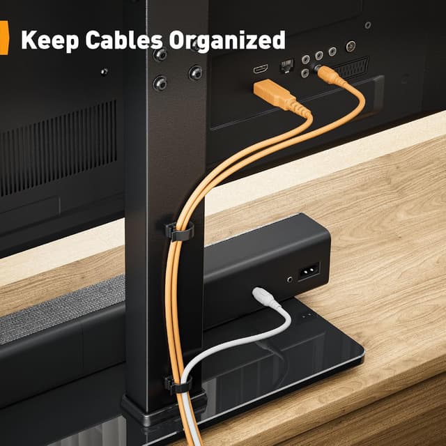 Thumbnail 6 de Perlegear TV Ständer PGTVS26 für 32–70 Zoll: schwenkbar, neigbar, höhenverstellbar