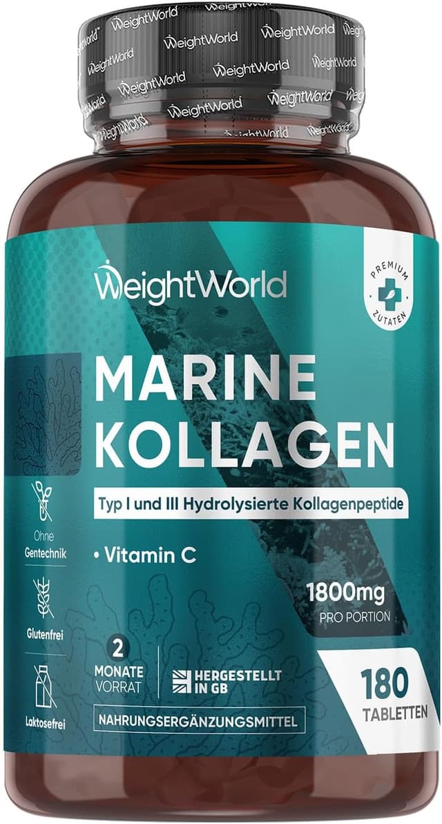 Detalle de Marine Kollagen Tabletten 1 & 3, 180