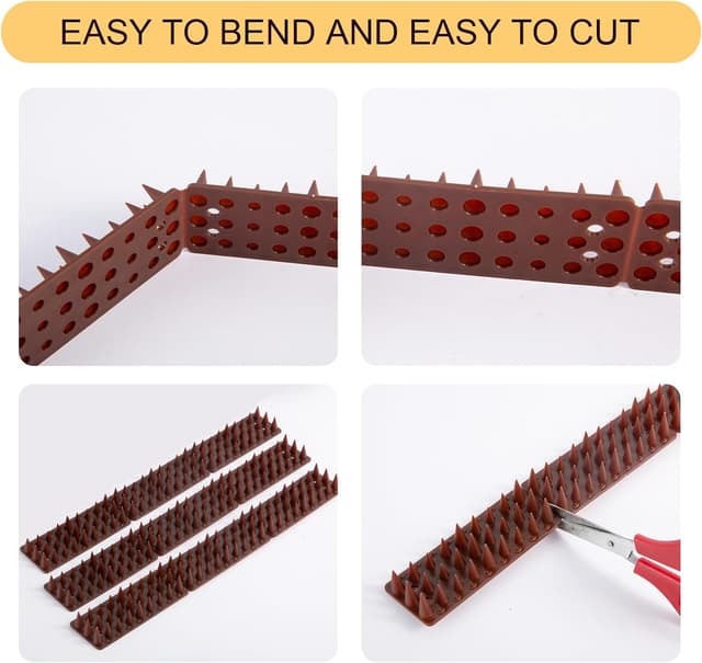 Detalle de OFFO Bird Spikes 30cm pigeon fence deterrent