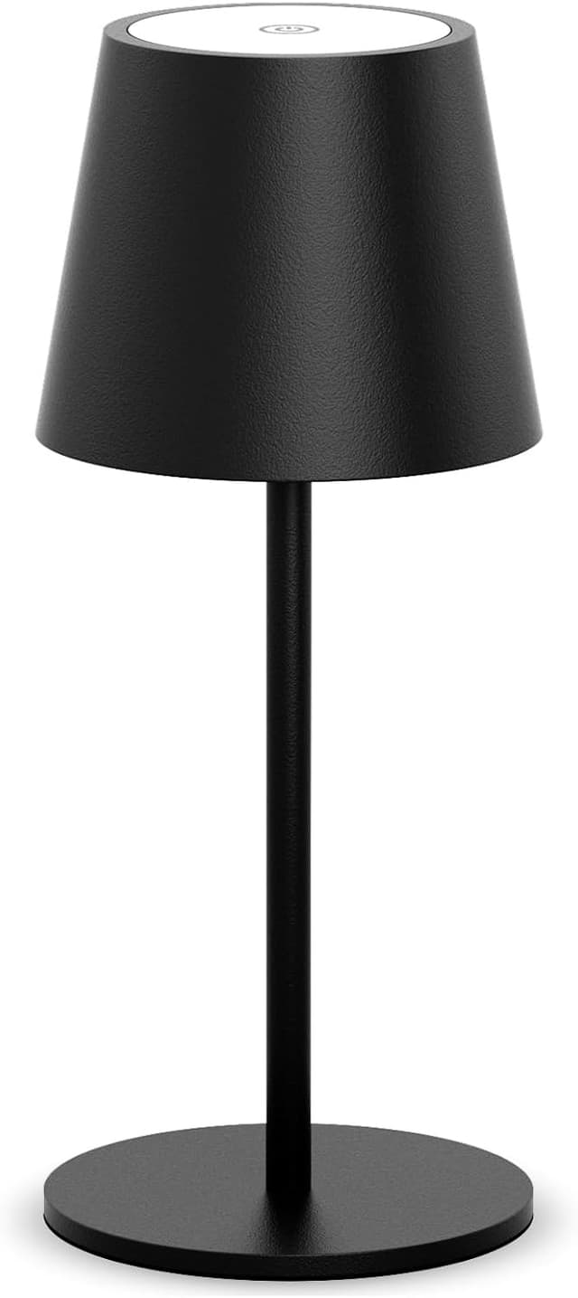 Detalle de lundwa Dimmbare LED Akku Tischleuchte 26 cm