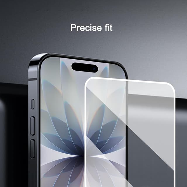 Detalle de Ailun 3 Pack Tempered Glass Screen Protectors for iPhone 17 / iPhone 16 Pro (6.3 inch) with Installation Frame