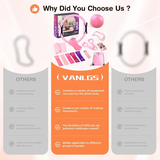 Thumbnail 6 de Vanlgs Pilates Kit 13-Piece 🧘