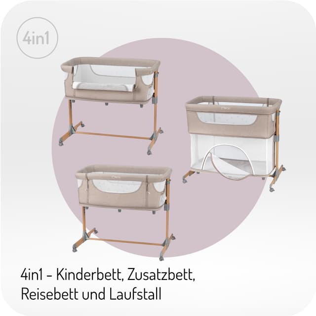 Detalle 2 de Momi SMART Bed 4-in-1 Beistellbett, bis 15 kg