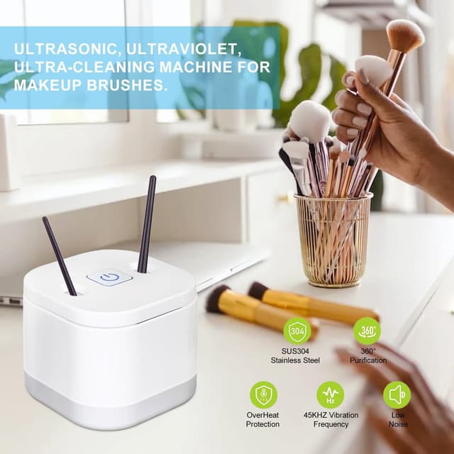 Detalle de ANIREPUR Pulitori a ultrasuoni con luce UV per dentiere, bite e piccoli oggetti