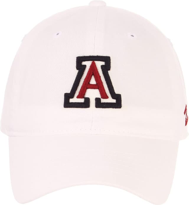 Detalle de ZHATS NCAA Men’s Adjustable Scholarship Hat (White) – Arizona Wildcats