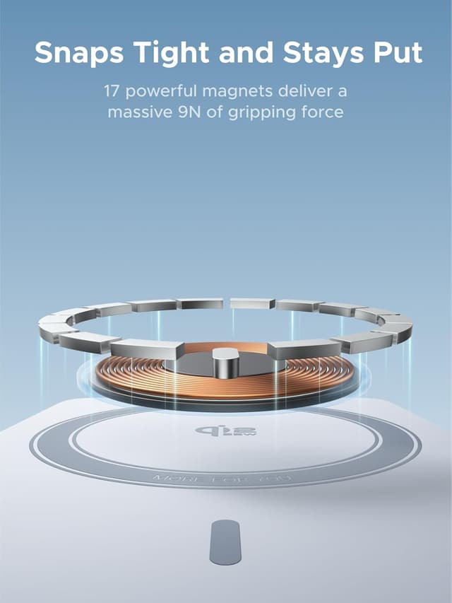 Detalle de UGREEN MagFlow MagSafe power bank 10000mAh