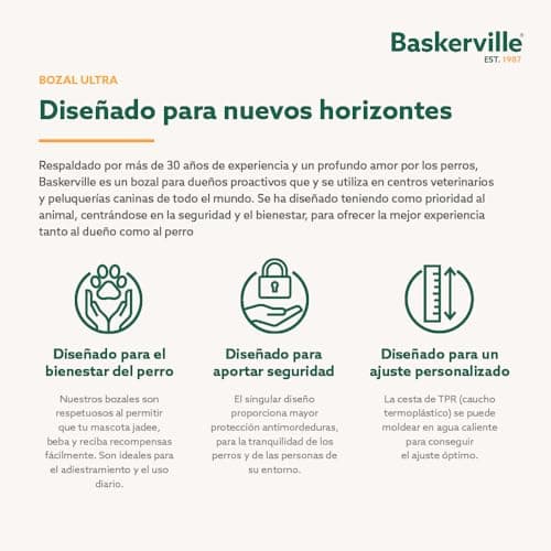 Thumbnail 7 de THE COMPANY OF ANIMA Baskerville Ultra Muselière pour chien, 3 colley
