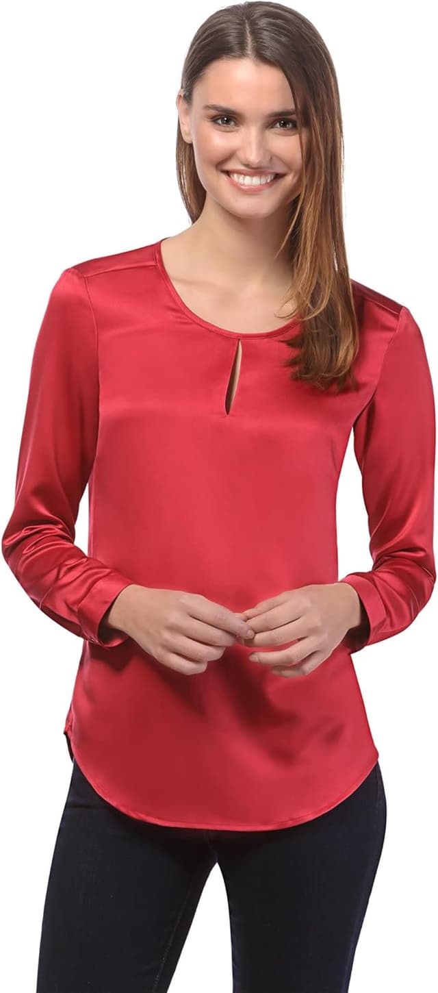 Thumbnail 6 de Chemisier léger cintré col rond