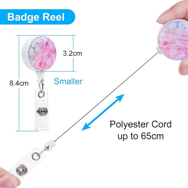 Thumbnail 1 de Vicloon Porte Badge Enrouleur 2pcs