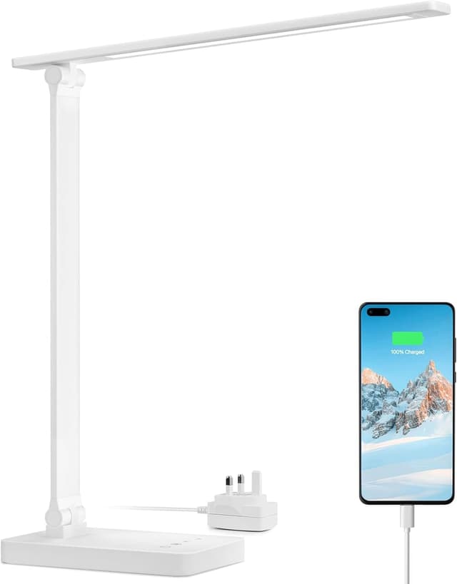 Detalle de Lepro LED Desk Lamp 655lm with USB port