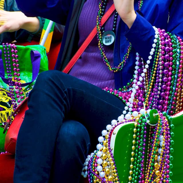 Thumbnail 6 de Huskein 33" Mardi Gras Beads 120PCS 🎭