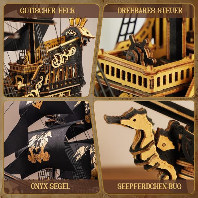 Thumbnail 5 de ROKR Seepferdchen Barke MCB02 603 Teile 🧩