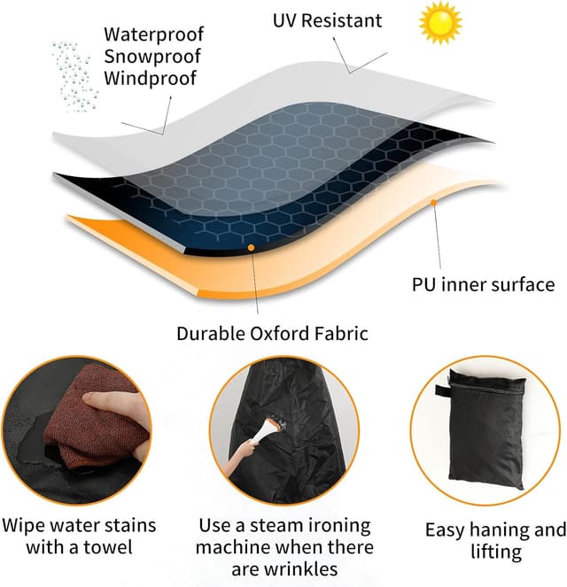 Thumbnail 6 de Mutsitaz Funda para Barbacoa de Gas ☔ Resistente al Agua y Polvo