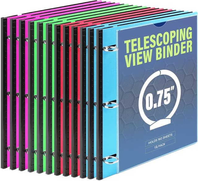 Thumbnail 6 de WOT I 1-Inch Telescoping 3-Ring Binder 225 Sheets