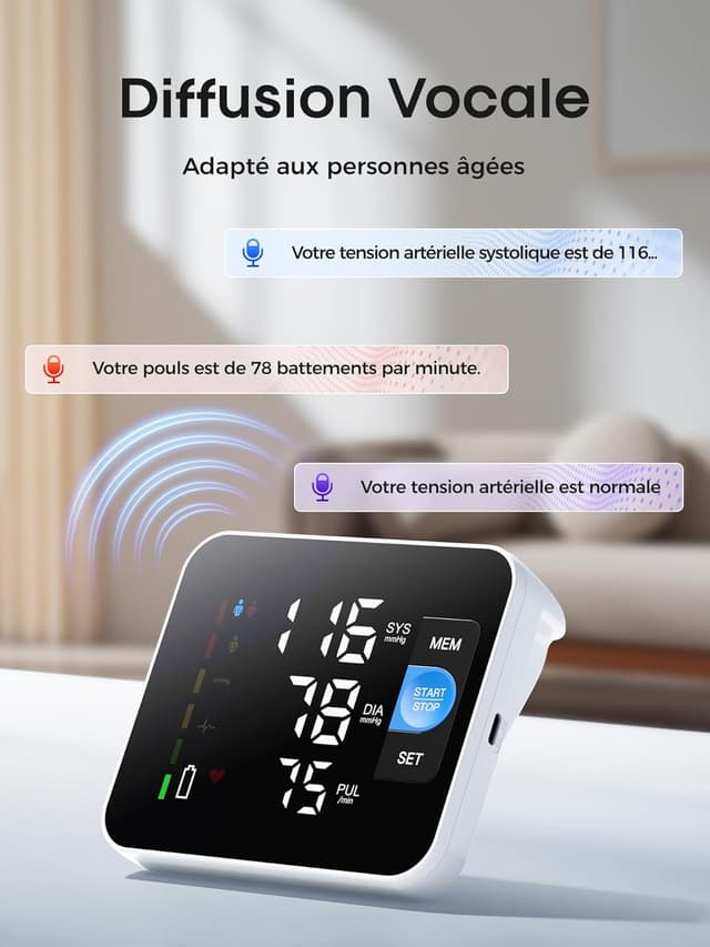 Detalle 2 de BioAura tensiomètre bras LED 199