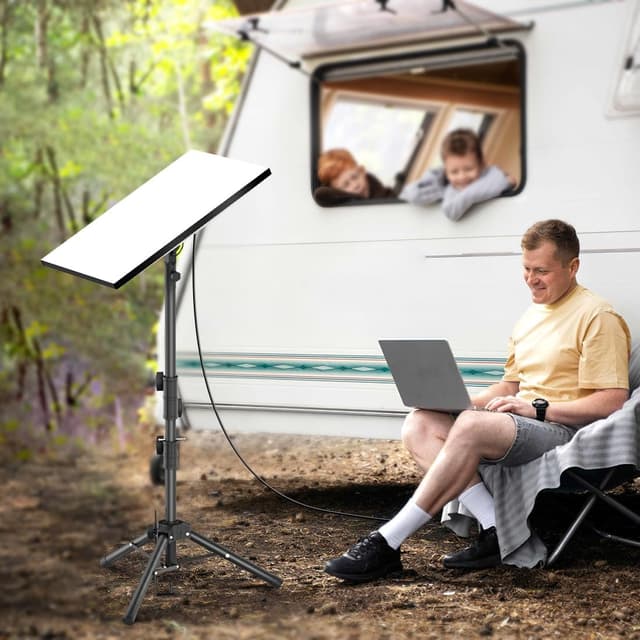 Detalle de futrue-wolker Starlink Gen 3 tripod stand with angle-adjustable mounting kit