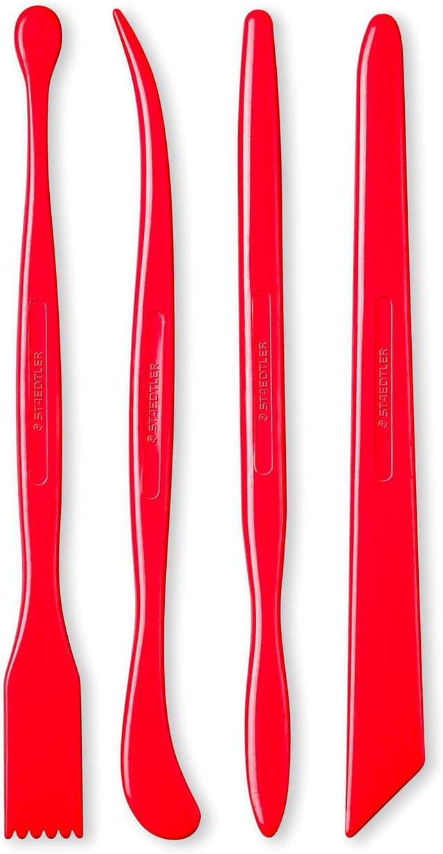 Detalle de STAEDTLER Modellierwerkzeug FIMO 8711 – Etui mit 4 Modellierstäben