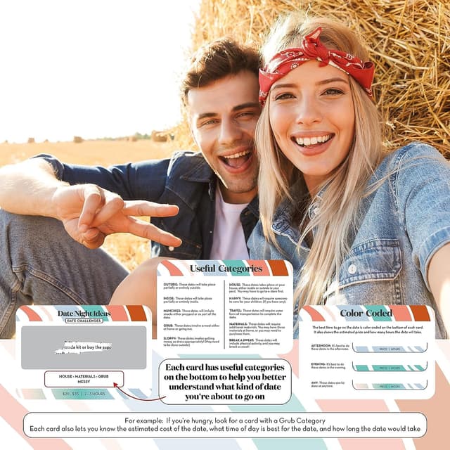 Thumbnail 5 de All Natural Shop Date Night Card Game 35 Challenges 🎴