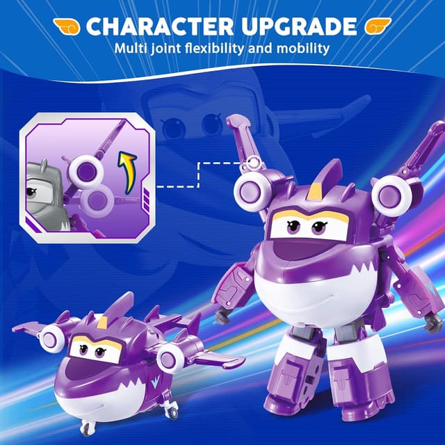 Thumbnail 5 de Super Wings Sally 2 en 1 avión-robot 12,7 cm