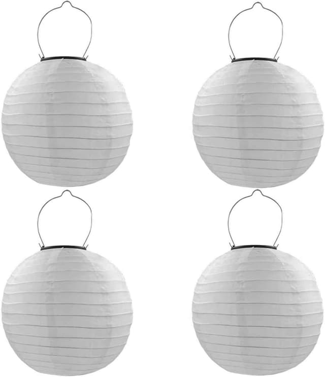Detalle de Qedertek Solar Lampions 4 Stk 20 cm
