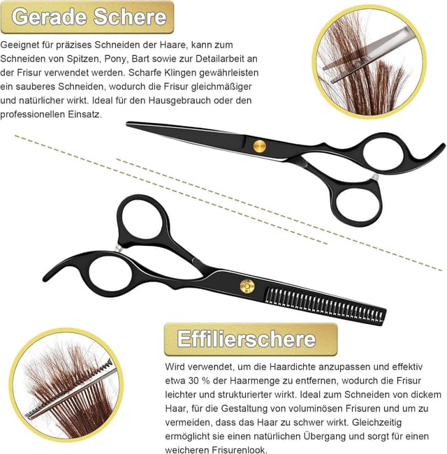 Thumbnail 1 de SURFOU Friseurscheren Set 6,7 Zoll Haarschneideset