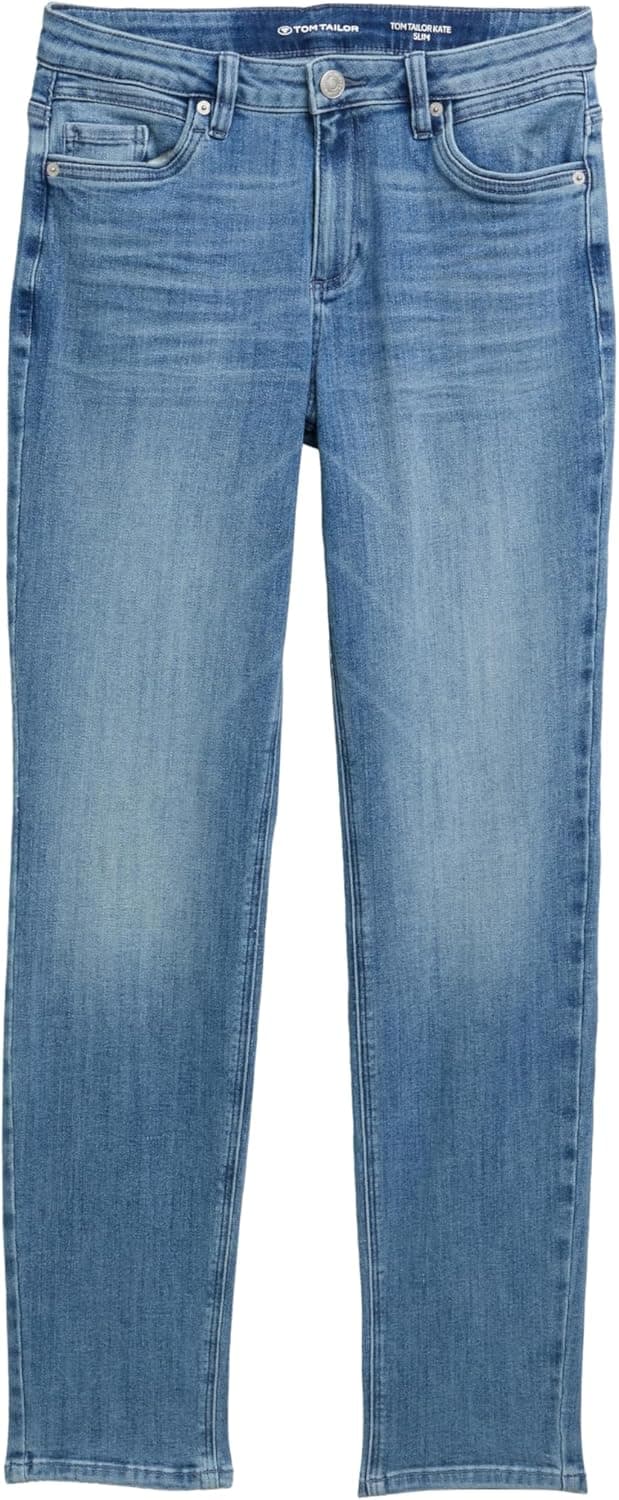 Detalle 2 de TOM TAILOR 1045723 Jeans Kate Slim da donna: vestibilità comoda e linea slim