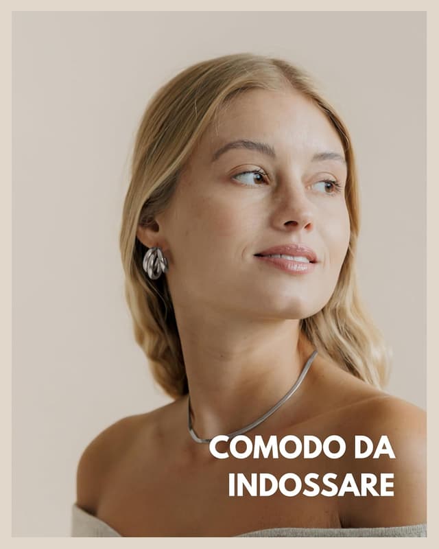 Detalle 2 de Orecchini a Cerchio Triple 20 mm