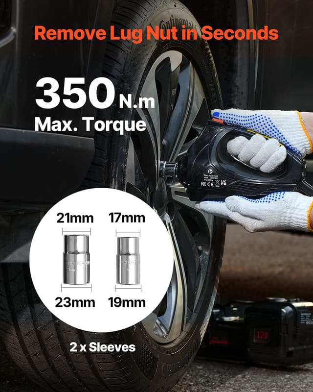 Thumbnail 4 de VEVOR Cric Elettrico 5T 12V con LED