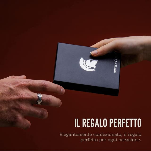 Detalle 1 de POWR porta carte RFID in metallo slim