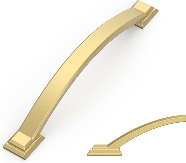 Thumbnail 6 de Amerdeco set da 10 maniglie antiche per mobili cucina, interasse fori 96 mm, bronzo