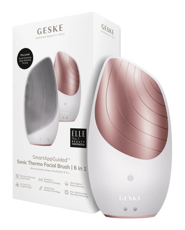 Thumbnail 5 de Geske Dispositivo Facial Sonic Thermo Brush 6 en 1 White Rose Gold