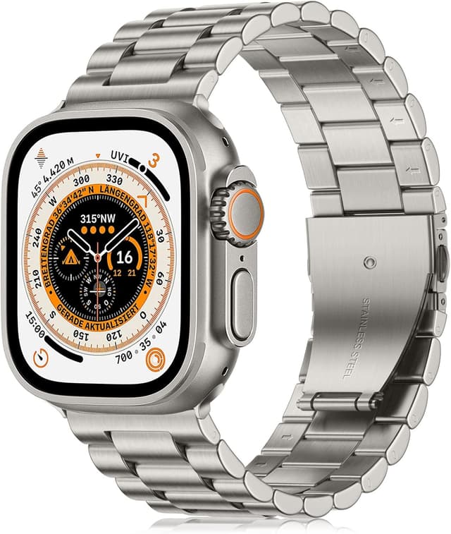 Detalle de Netolo Metal Straps for Apple Watch Ultra 49mm