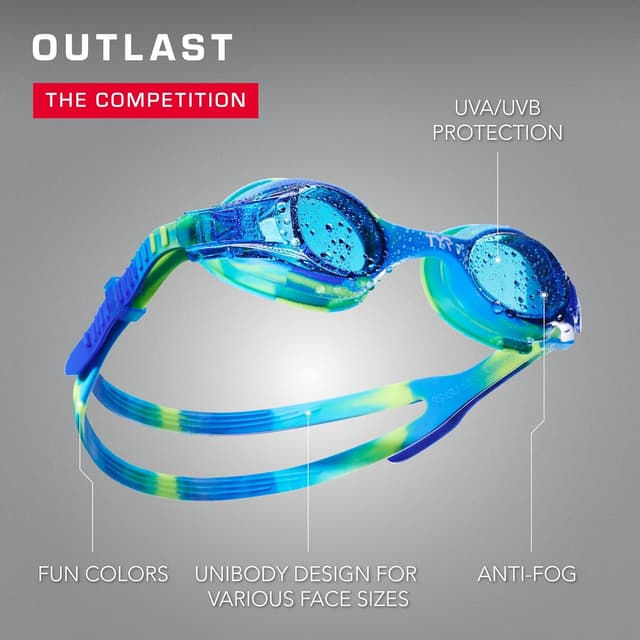 Thumbnail 6 de TYR Swimple Tie-Dye kids swim goggles 👓