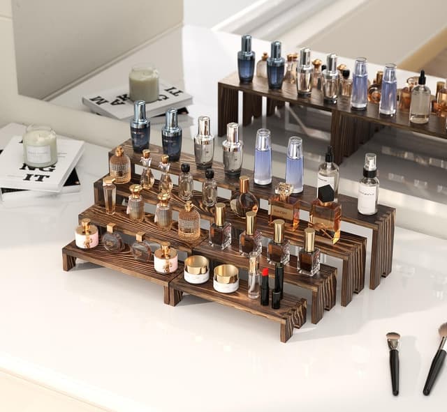 Thumbnail 5 de Wooden Tiered Risers Display Set 12in