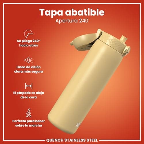 Thumbnail 3 de ION8 Botella agua inox 1 L resistente a rayones 💧