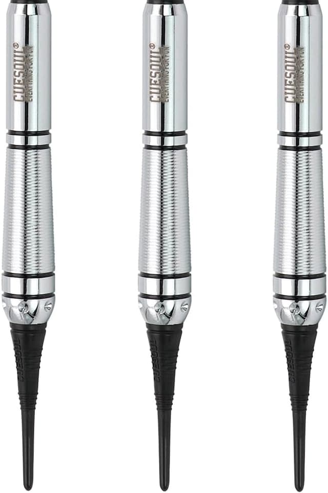 Detalle de CUESOUL Sky Wolf : fléchettes avec pointes souples et étui (barils laiton, 16 g)