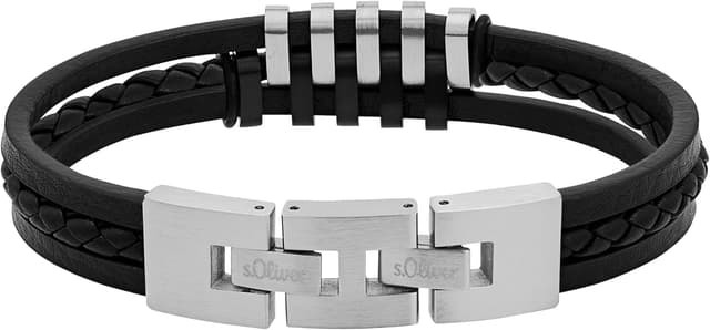 Detalle 2 de s.Oliver Herren-Schmuck Halskette & Armband