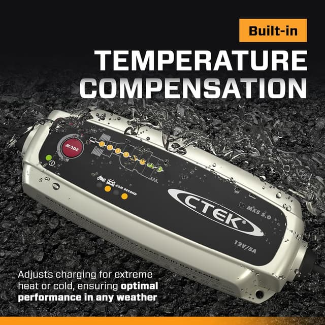 Detalle 2 de CTEK MXS 5.0 battery charger 🔌